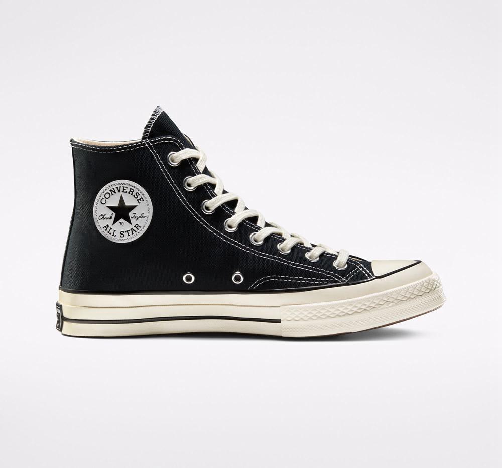 Altas Converse Chuck 70 Vintage Lona Unisex Hombre Negras Negras España | 273618PKE