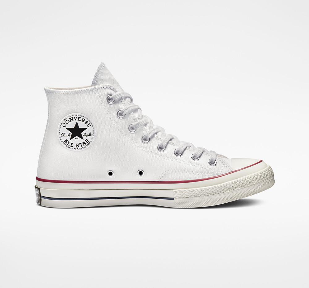 Altas Converse Chuck 70 Vintage Lona Unisex Hombre Blancas España | 607945QWY