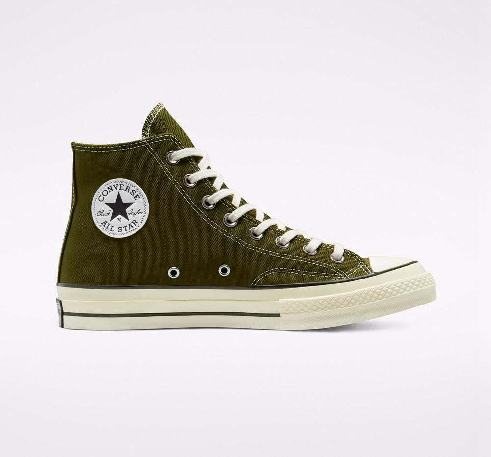 Altas Converse Chuck 70 Vintage Lona Unisex Hombre Verde Verde Menta Negras España | 754280WLJ