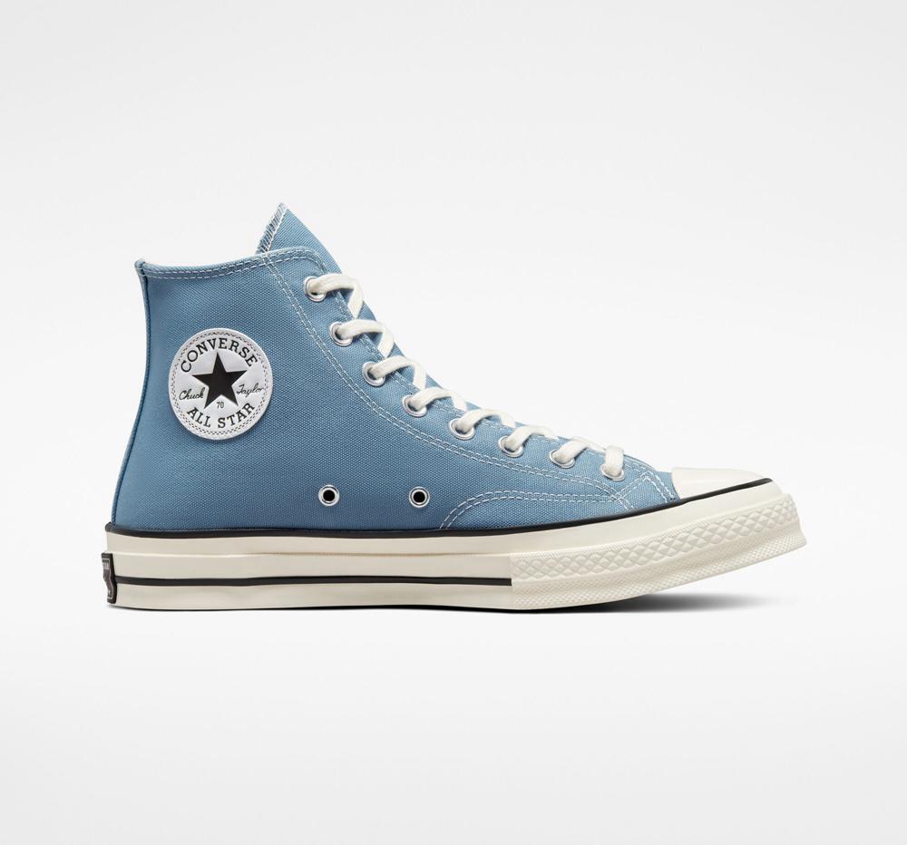 Altas Converse Chuck 70 Vintage Lona Unisex Mujer Indigo Negras España | 906428QST