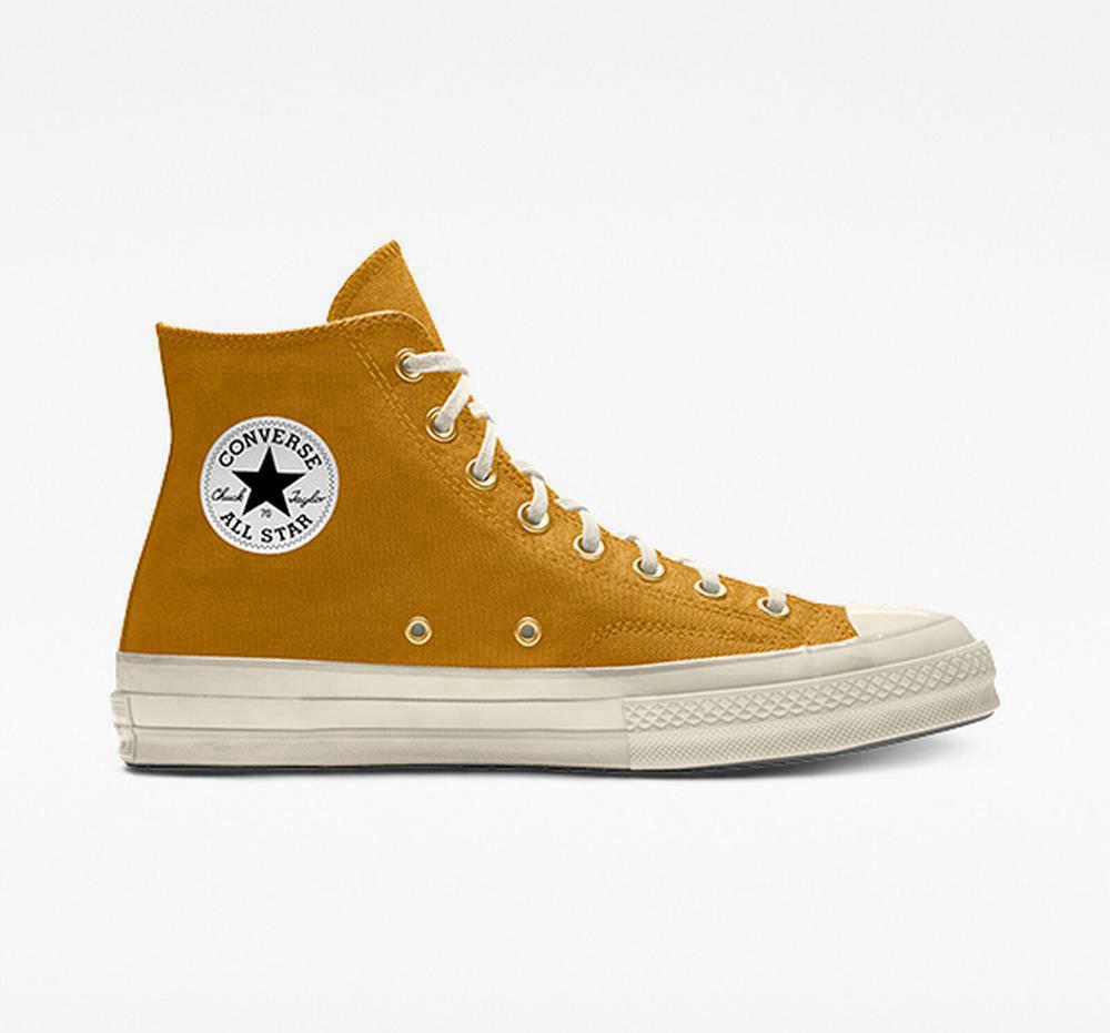 Altas Converse Custom Chuck 70 Vintage Lona By You Unisex Hombre Marrones España | 306149IAB