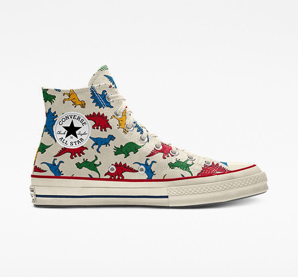 Altas Converse Custom Chuck 70 Vintage Lona By You Unisex Mujer Multicolor España | 721530EOY