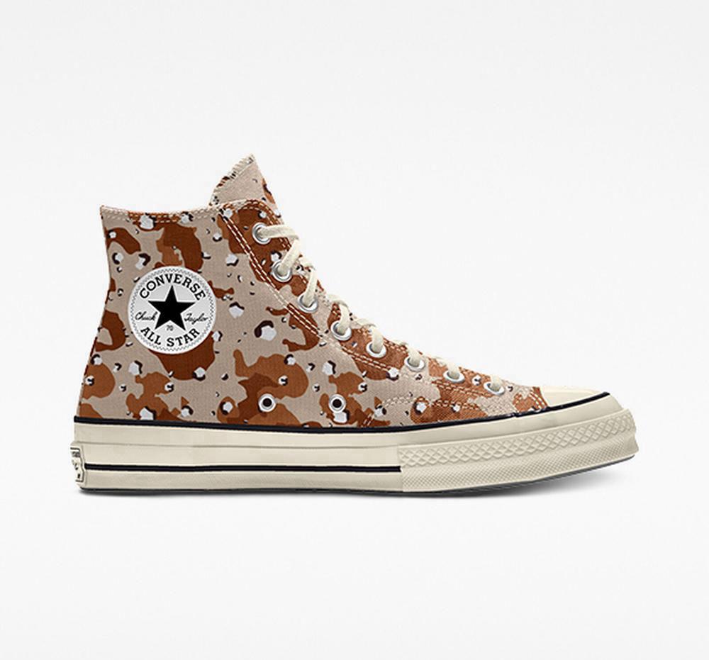 Altas Converse Custom Chuck 70 Vintage Lona By You Unisex Hombre Marrones España | 769238YRP