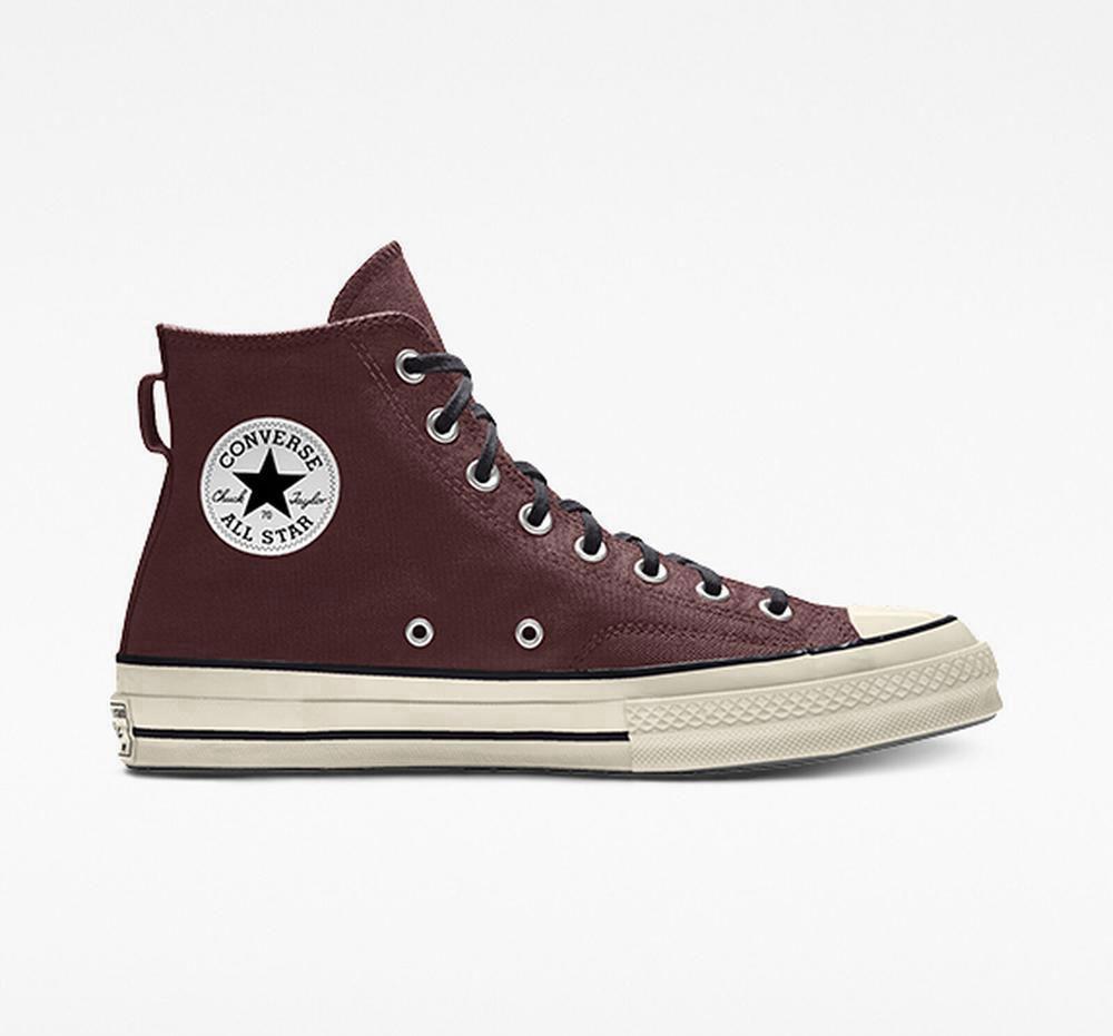 Altas Converse Custom Chuck 70 Vintage Lona By You Unisex Mujer Marrones España | 942703LTE