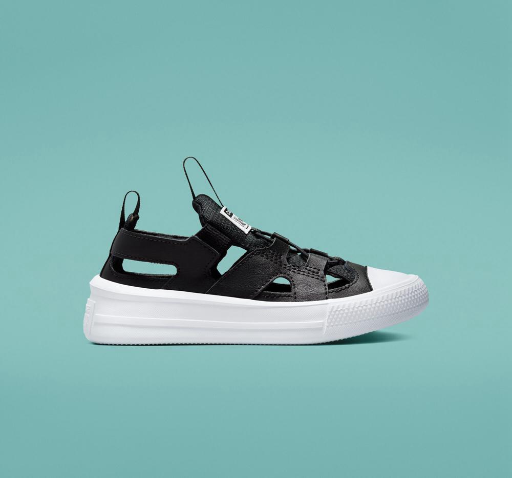 Bajas Converse Chuck Taylor All Star Ultra Sandal Little Kids Niña Negras Negras Blancas España | 560729PCK