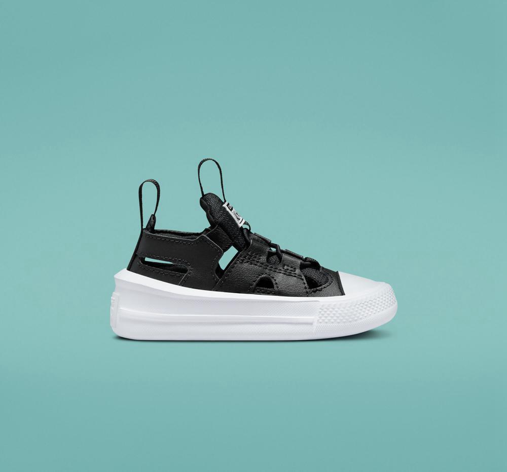 Bajas Converse Chuck Taylor All Star Ultra Sandal Toddler Niña Negras Negras Blancas España | 731204RTA